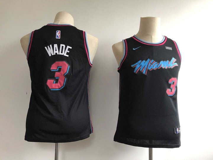 Youth Heat 3 Dwyane Wade Black 2018-19 City Edition Nike Swingman Jersey,We sell and wholesale Youth Heat 3 Dwyane Wade Black 2018-19 City Edition Nike Swingman Jersey on line form chian!